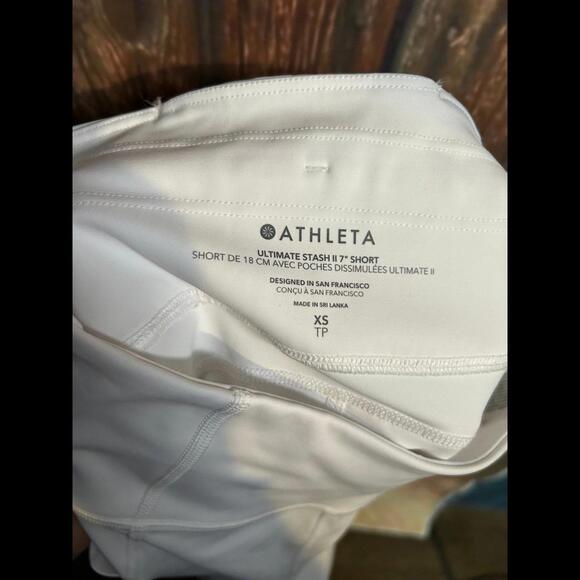 NWT Athleta Ultimate Stash II 7” Shorts XS - Picture 5 of 6
